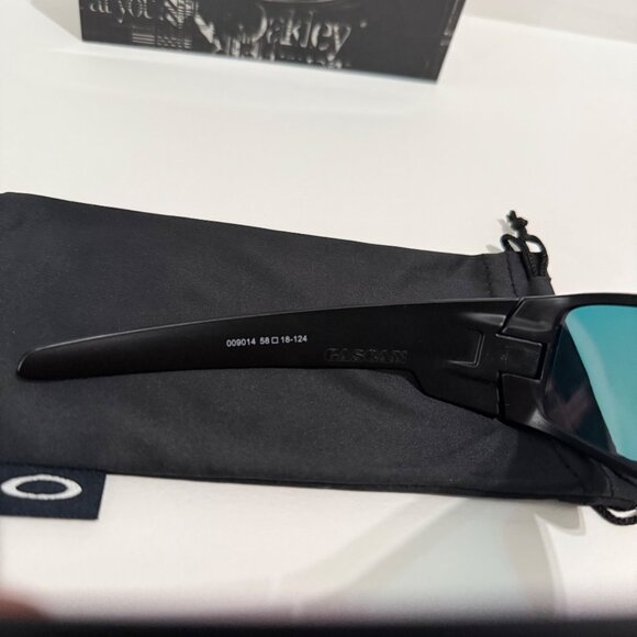 Oakley GASCAN Black Matte Frame OO9014 Ruby Iridium Lenses - Picture 6 of 7